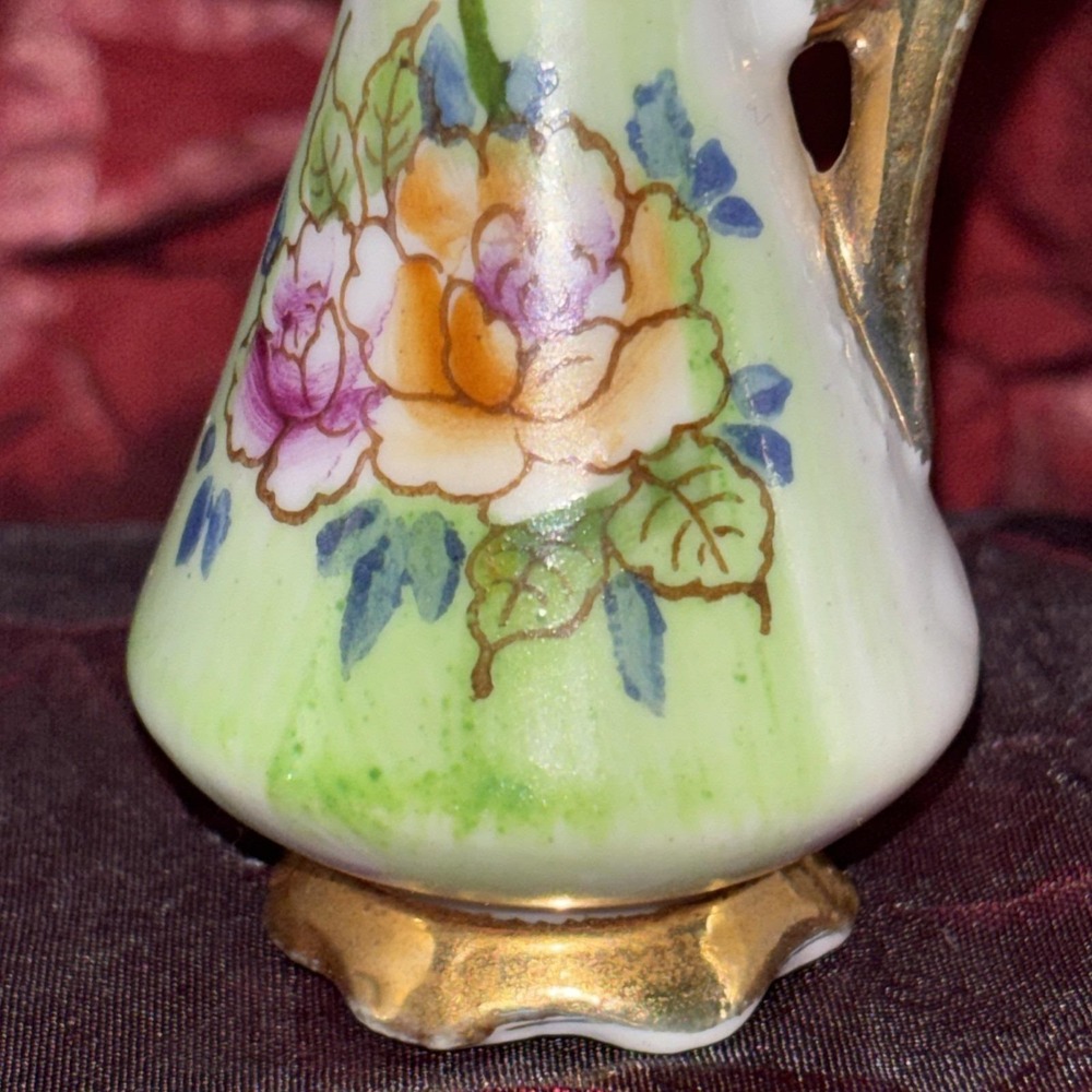 Vintage Ucagco Japan‎ Hand Painted Porcelain Mini Vase/ Pitchers Decorative GVC - Picture 11 of 16
